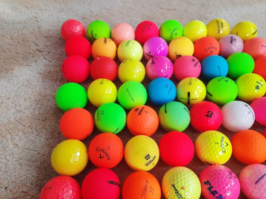 Bile,mingii de golf colorate