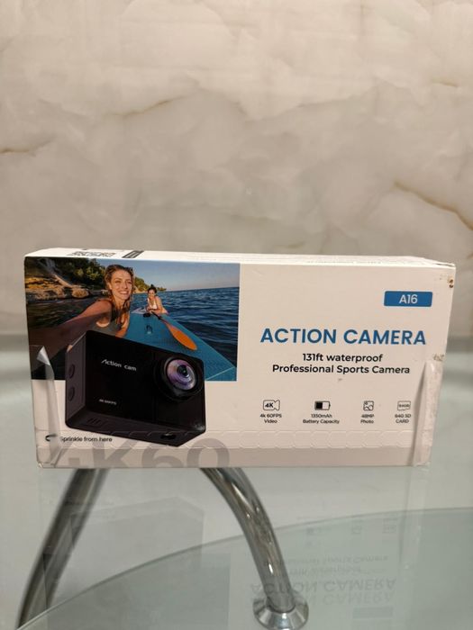 4K60FPS Action Camera Touchscreen, 40M Waterproof A16 NOU SIGILAT