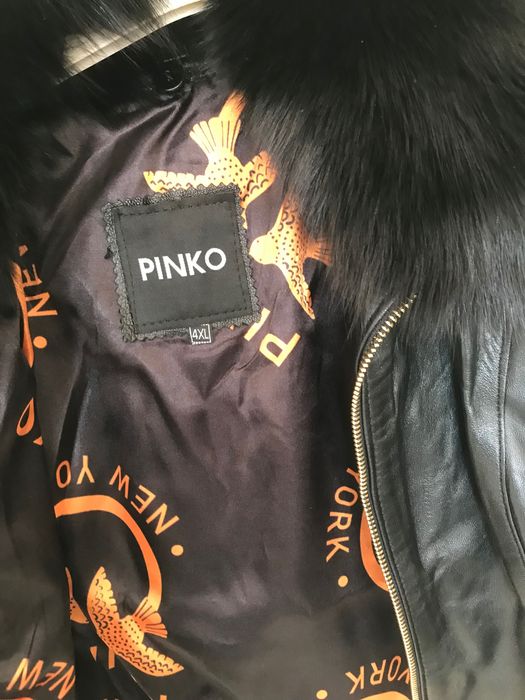 Луксозно кожено яке, естествена кожа, козина