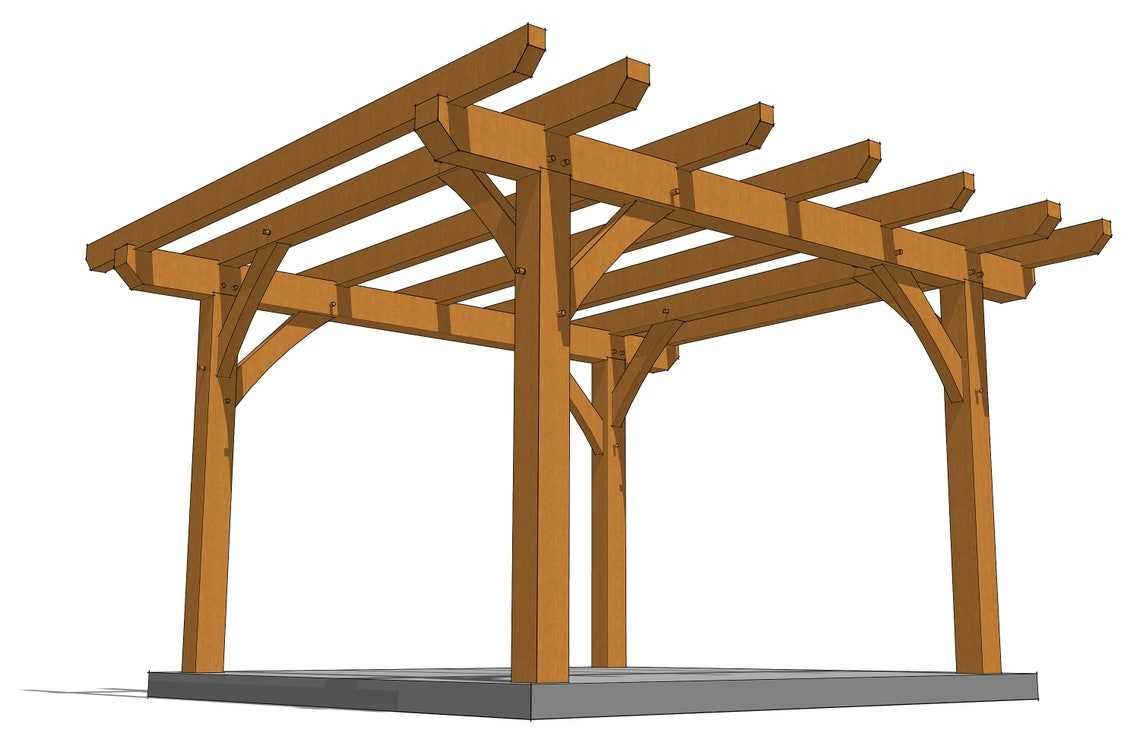 Pergola lemn masiv