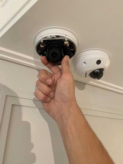 Установка видеонаблюдения от 8 990 тг с гарантией 12 месяцев