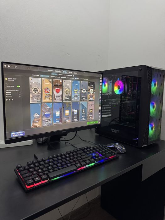 Игровой компьютер полный комплект GTX1660ti i7-4790