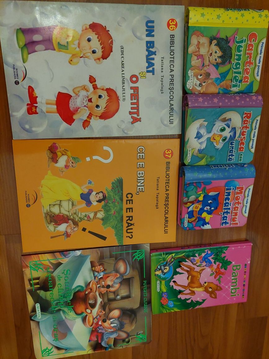 Cărți copii grădiniță 3-7 ani