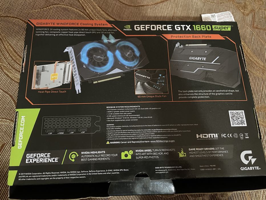 GEFORCE GTX 1660 nvidia