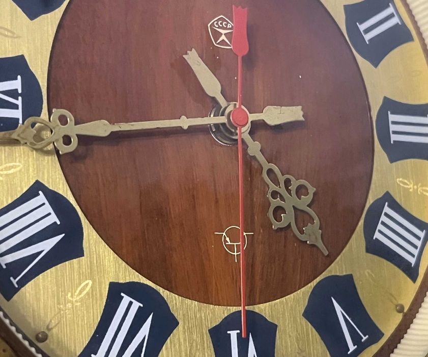 Ceas de perete Yantar CCCP vintage funcțional rar mecanism sovietic
