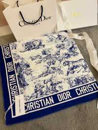 Esarfa Christian Dior albastra