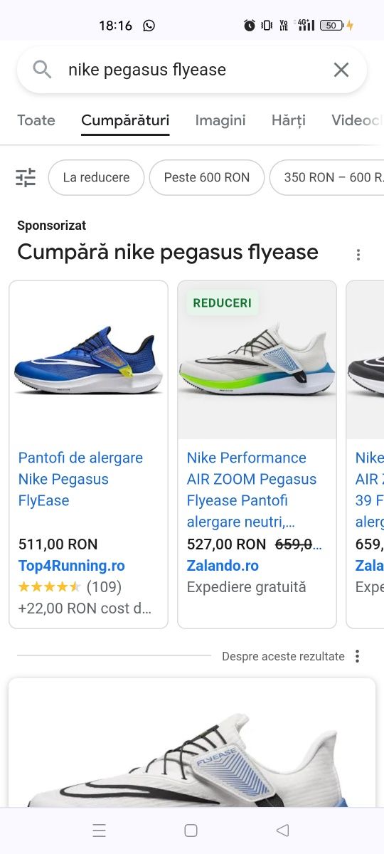 Adidași Nike Pegasus Flyease *cool*ușori*alergare