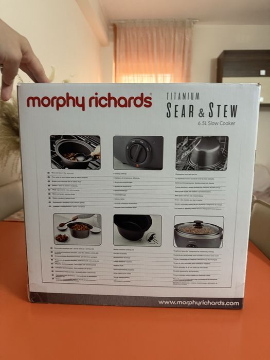 Slow Cooker Morphy Richards Titanium Sear & Stew, nou.