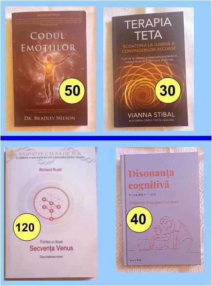 Cărți noi: Theta Healing, Codul emoțiilor, Cheile genelor, Diz. cogni