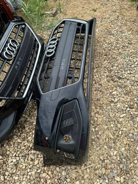 Bara fata + grila centrala + grila proiector Audi A4 B9 FACELIFT