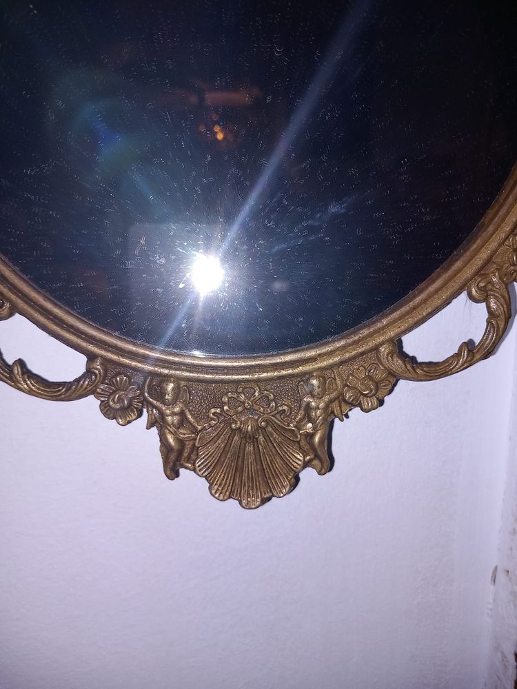Oglinda vintage bronz