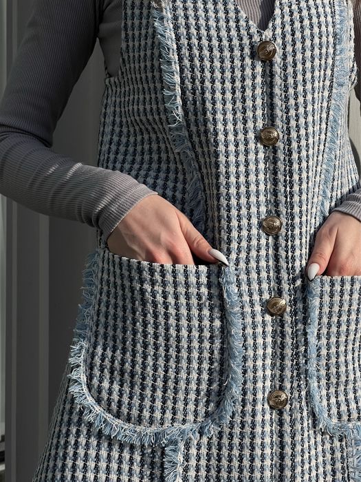 Сарафан твидовый теплый  С, М, Л