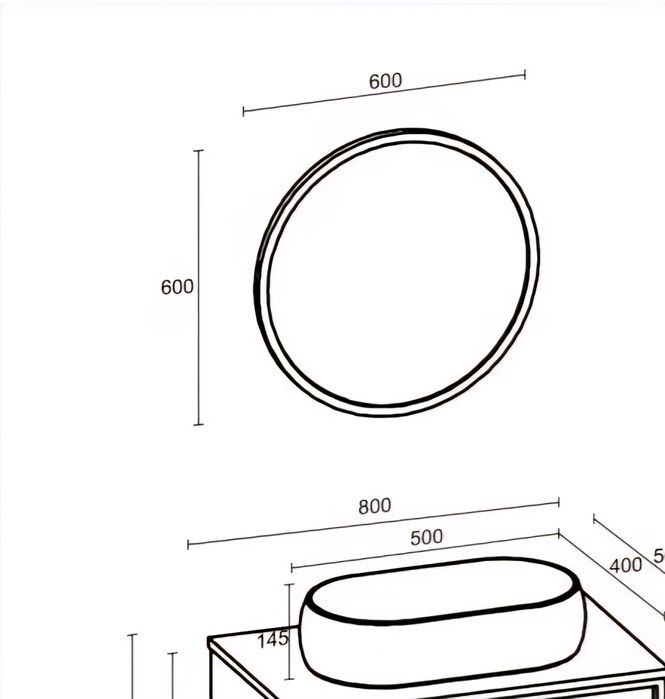 Чисто нова мивка за баня
