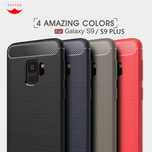 Husa silicon cu fibra din carbon compatibil Samsung S9 / S8 / S8 Plus