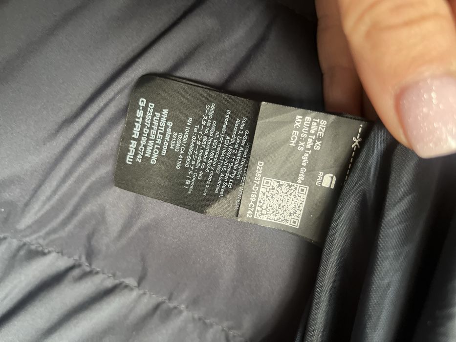 G-STAR RAW long puffer jacket