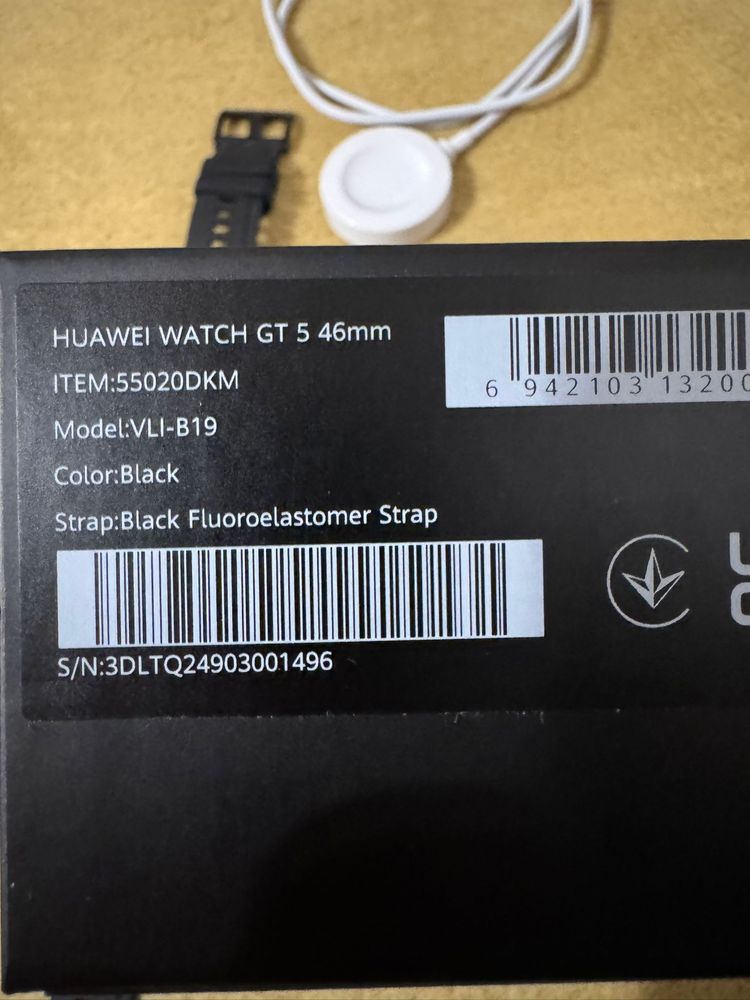 Смарт часовник Huawei watch GT 5 46mm перфектен