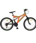 Bicicleta MTB Rich Alpin R2449, suspensie fata/spate, roata 24 inch, f
