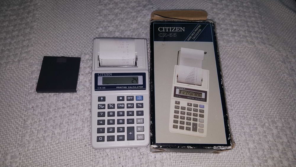 Calculator portabil cu imprimata integrata Citizen CX55 (Japan)