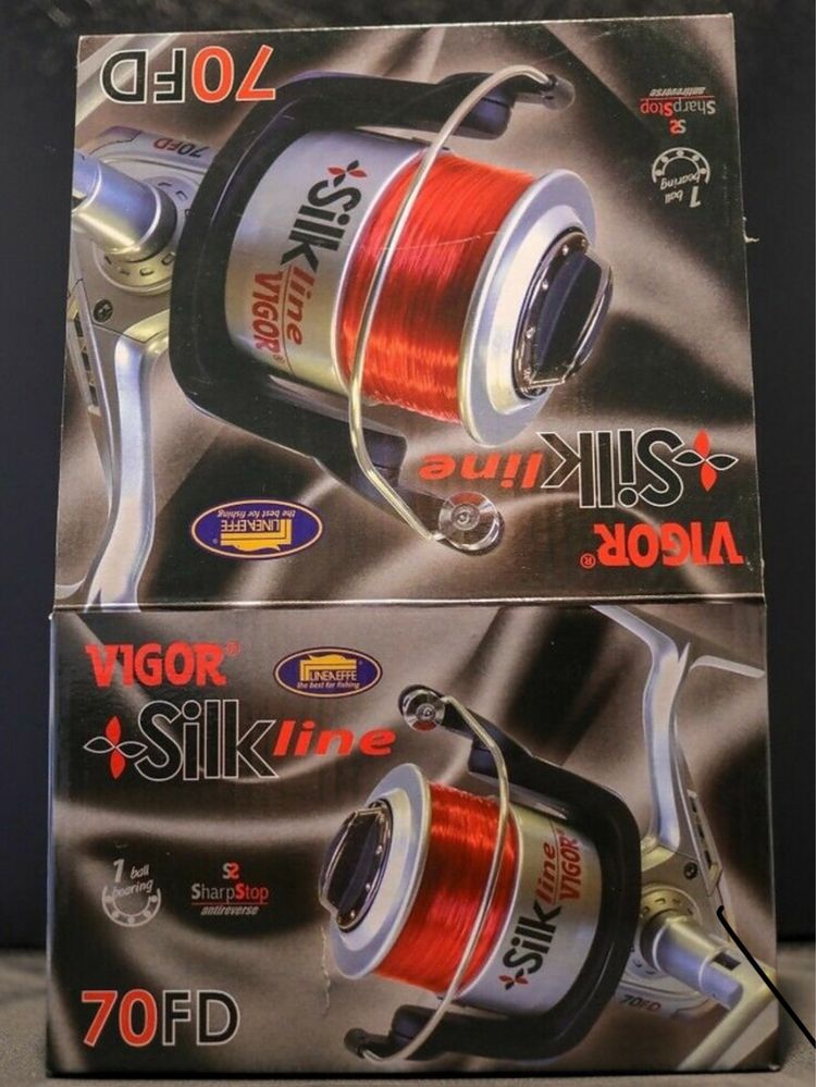 Чисто нова макара NGT Lineaeffe SILK-70 с намотано влакно