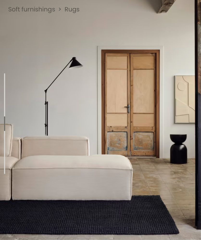 Килим Kave Home от естесвена юта 160 х230
