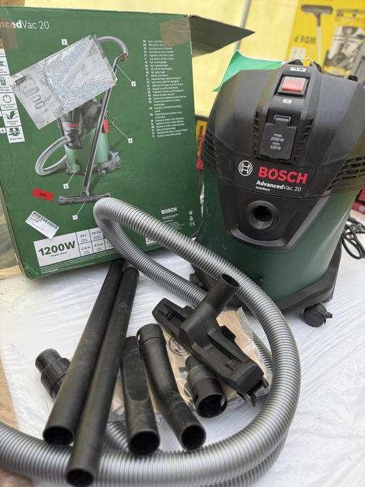 Aspirator umed și uscat Bosch - Advanced Vac 20, 1200W, 20 l