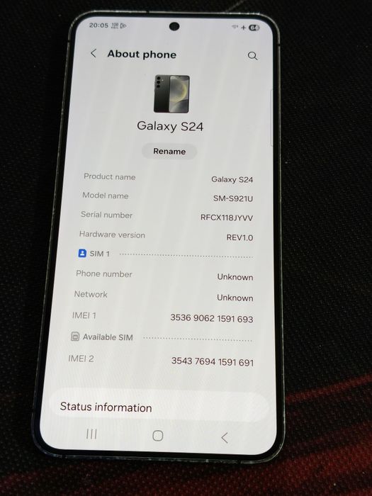 samsung galaxy s24  black