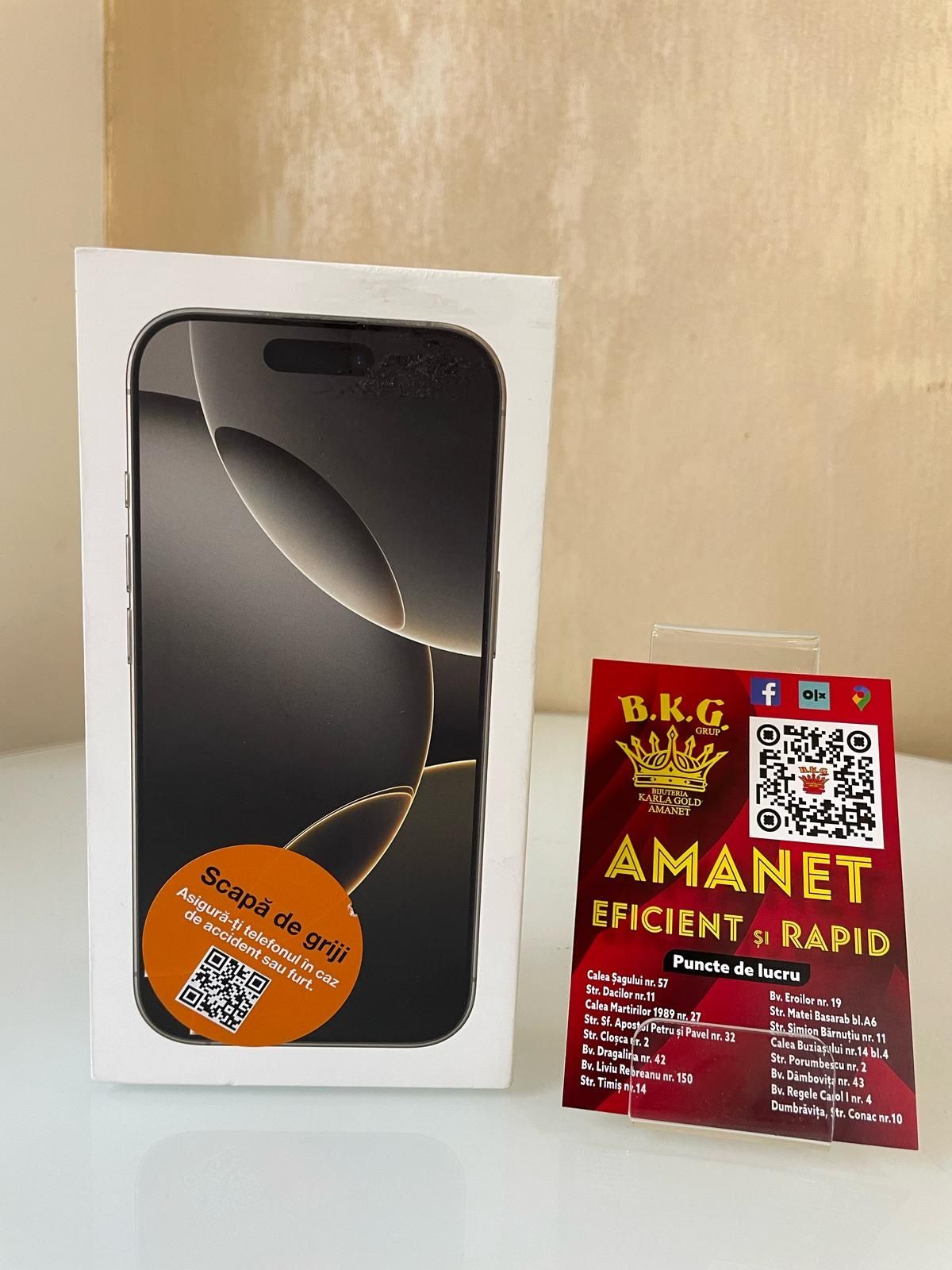 Iphone 16 Pro 128gb Amanet BKG
