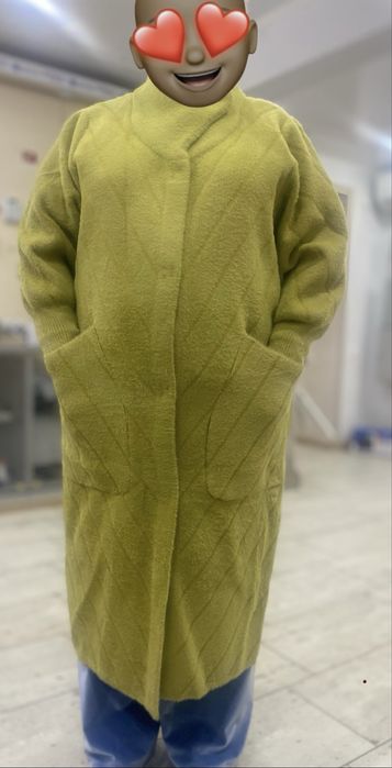 Кардиган длинный альпако