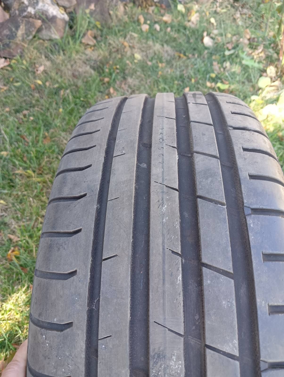 Джанти от Фиат Крома с почти нови летни гуми 18'