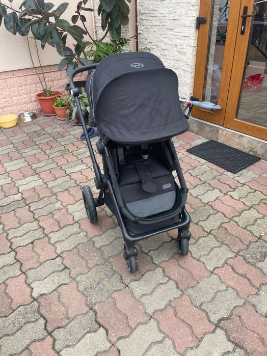 Cărucior Cybex Eos lux Moon Black 3 piese