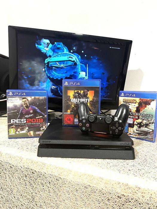 Consolă Sony PS4 slim, 1TB, o maneta, garanție 90 de zile!