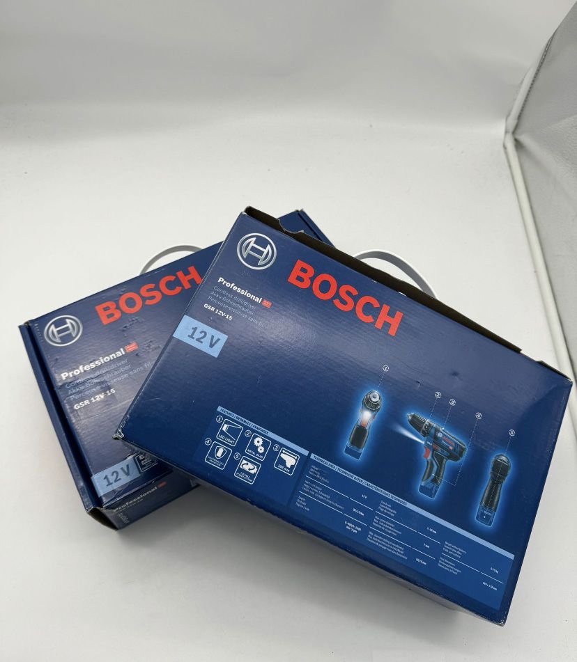 Bosch - GSR 12V-15, Li-Ion, 12 V, - Ah, 30 Nm, led iluminare