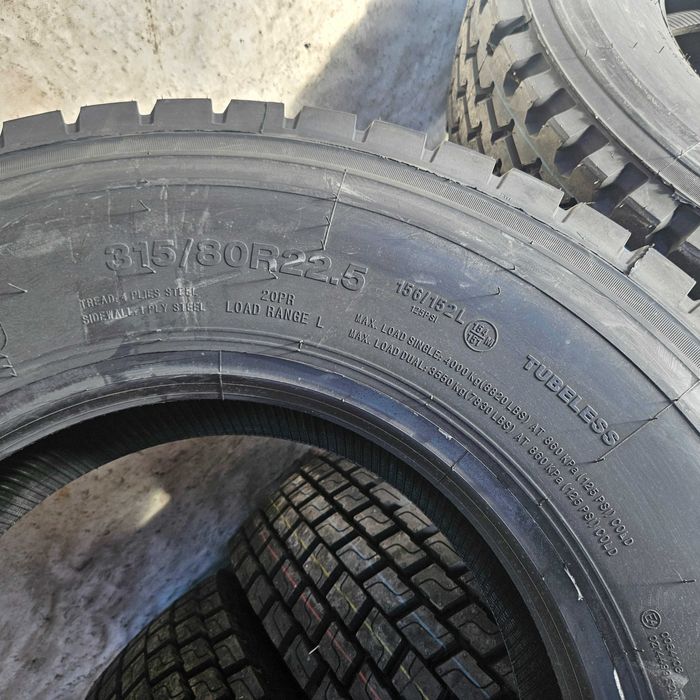 Нови товарни гуми 315/80R22.5 SUNFULL HF638 156/152L 20PR 516лв. с ДДС