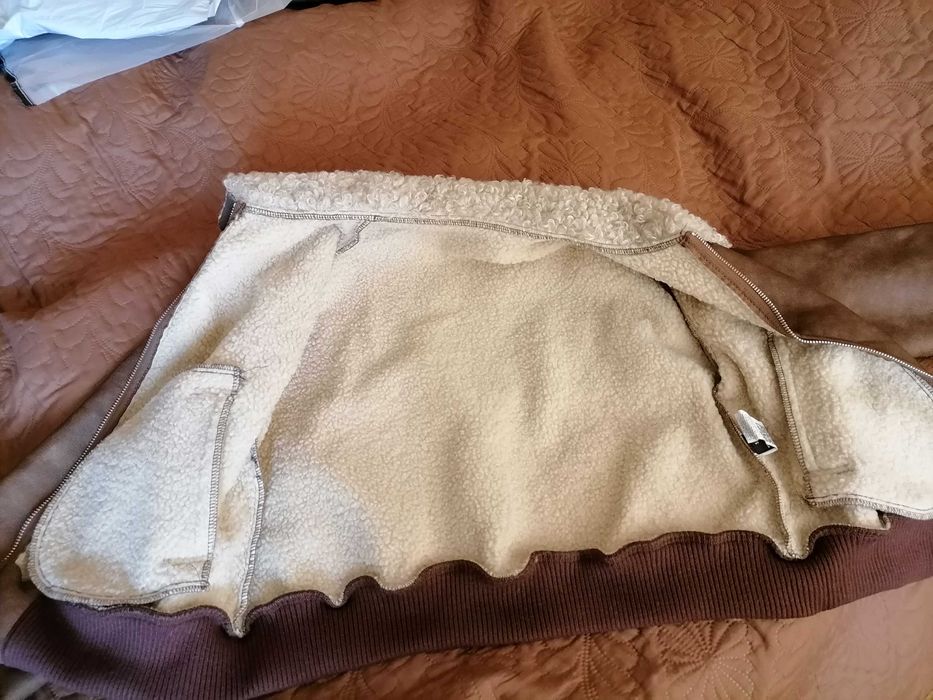 Продавам зимно яке от еко кожа