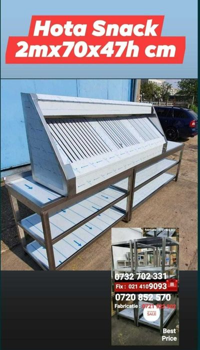 HOTA Inox Perete FABRICA / Hote Inox de CENTRU / Hote Inox CUBICE /