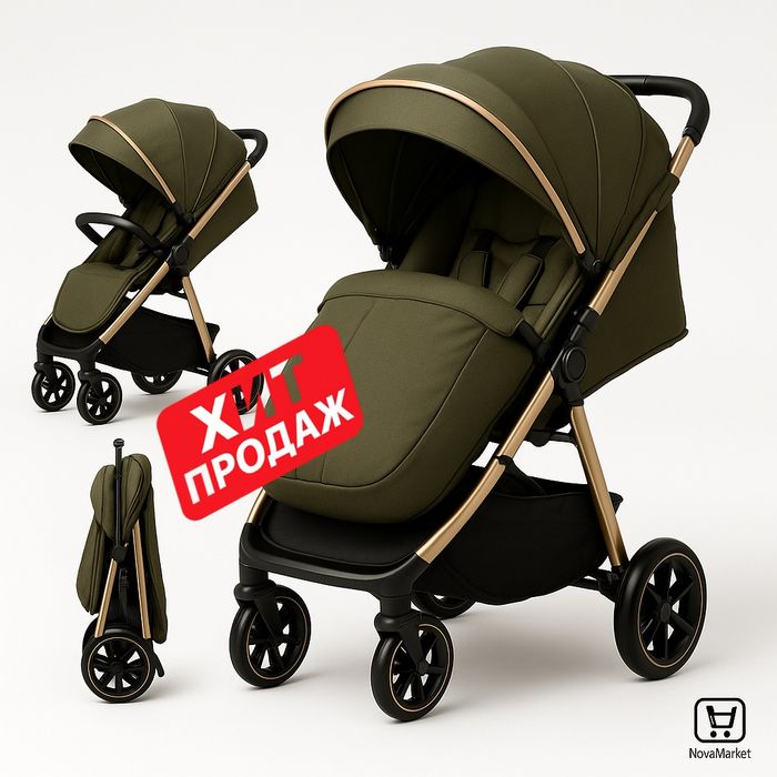 Коляска прогулочная Cyberry B2F Green