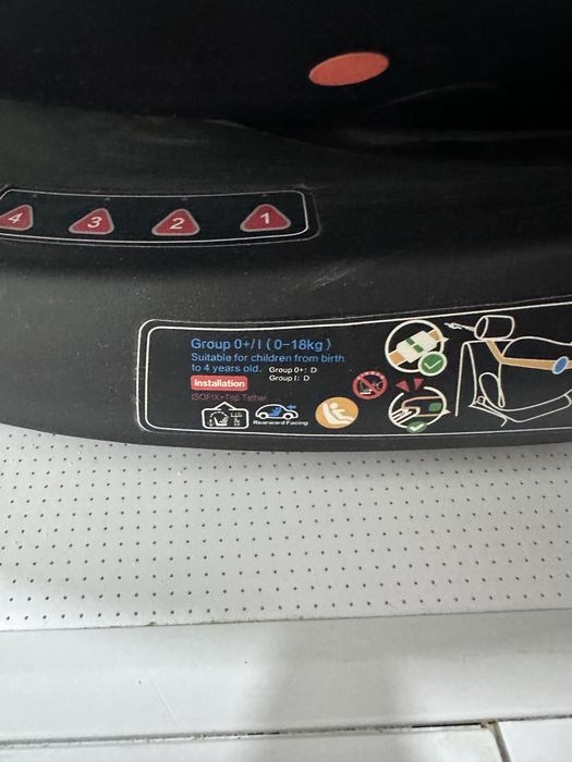 Детское автокресло Chicco Seat4Fix Poppy Red 0+/1/2/3 0+ мес