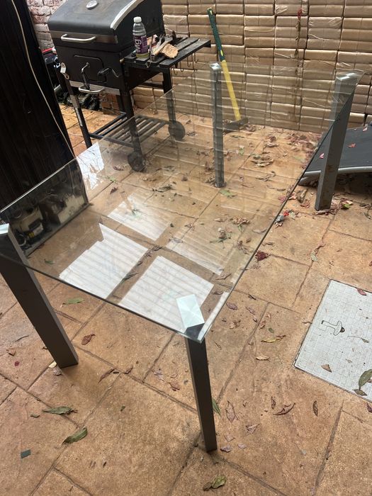 Masa sticla termorezistenta jysk terasa/sufragerie