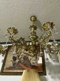 Candelabru bronz masiv 5 brate
