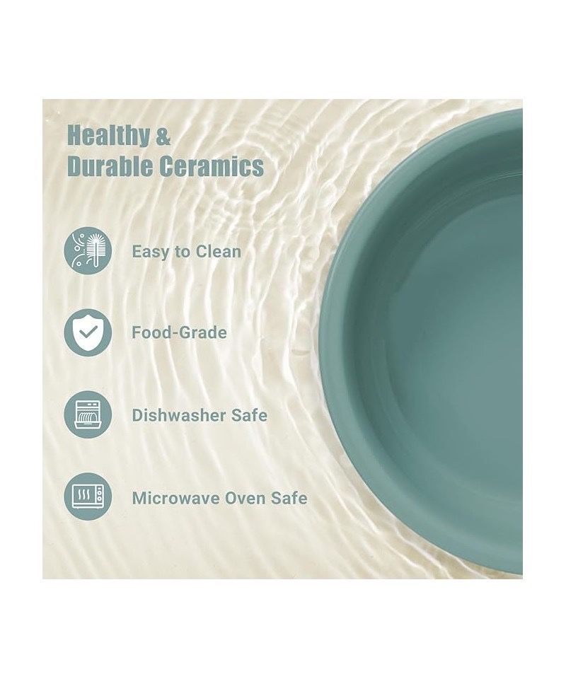 Bol ceramic inaltat pentru caine, 17.5 cm, SPUNKYJUNKY