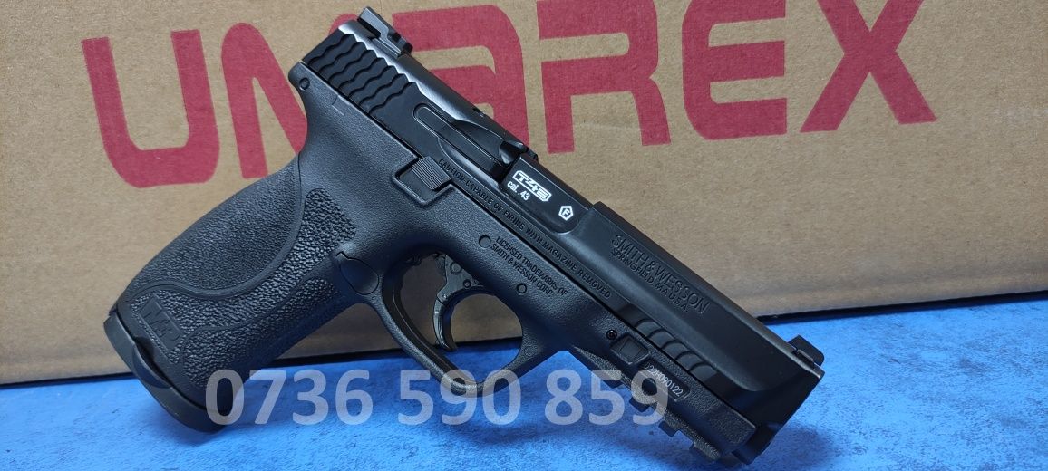 Pistol paintball 7.5j recul CO2 Smith&Wesson+cadou cutie NU AUTOAPARAr