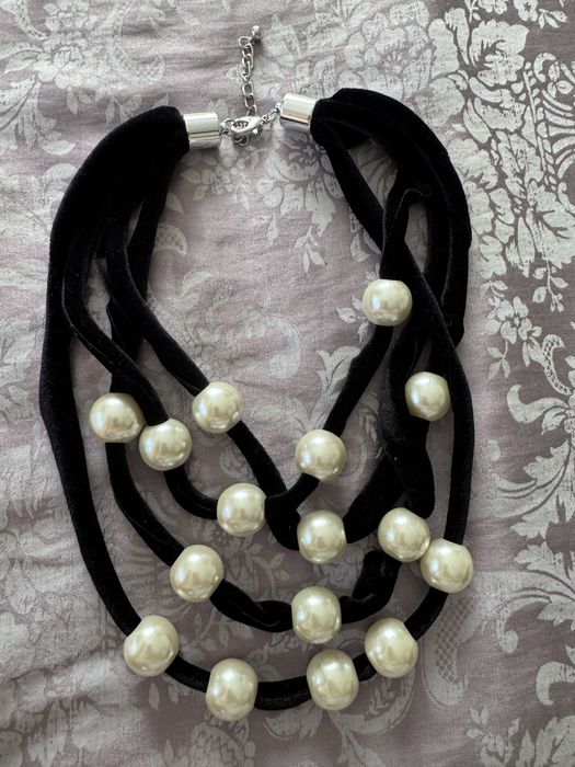 Cercei si colier cu perle