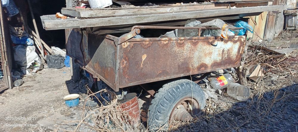 Продам. Прицеп.самодельный,самосвал с гидравликой.