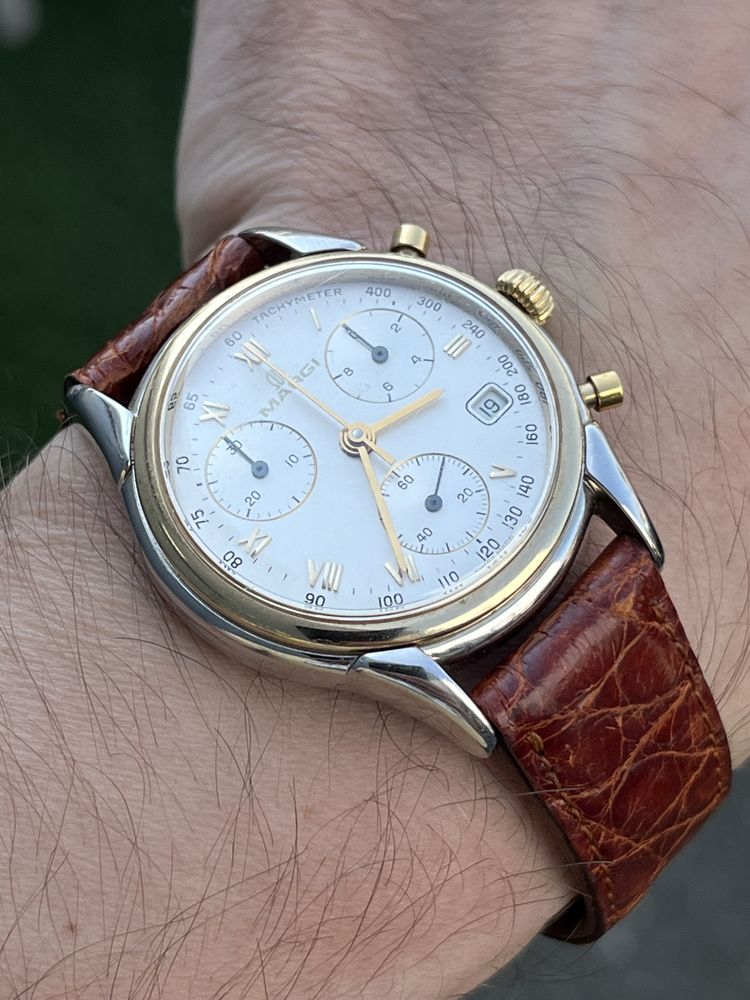 Ceas Cronograf de colectie Margi 22 rubine (omega,rado)