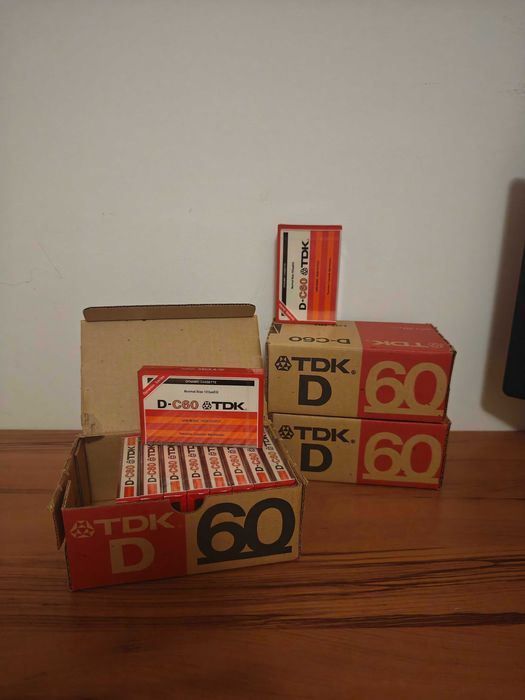 Неразпоковани Аудио Касети TDK - 30 бр. (15 лв броя)