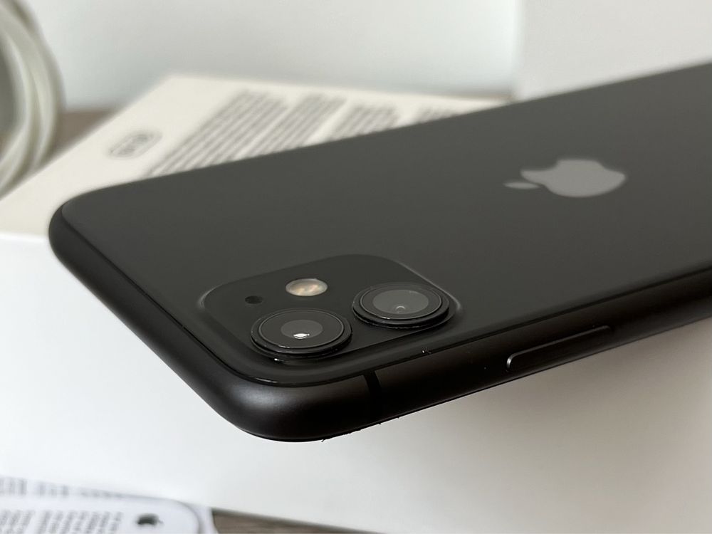 iPhone 11, 64GB, Black, 100% батерия, КАТО НОВ, ГАРАНЦИЯ!