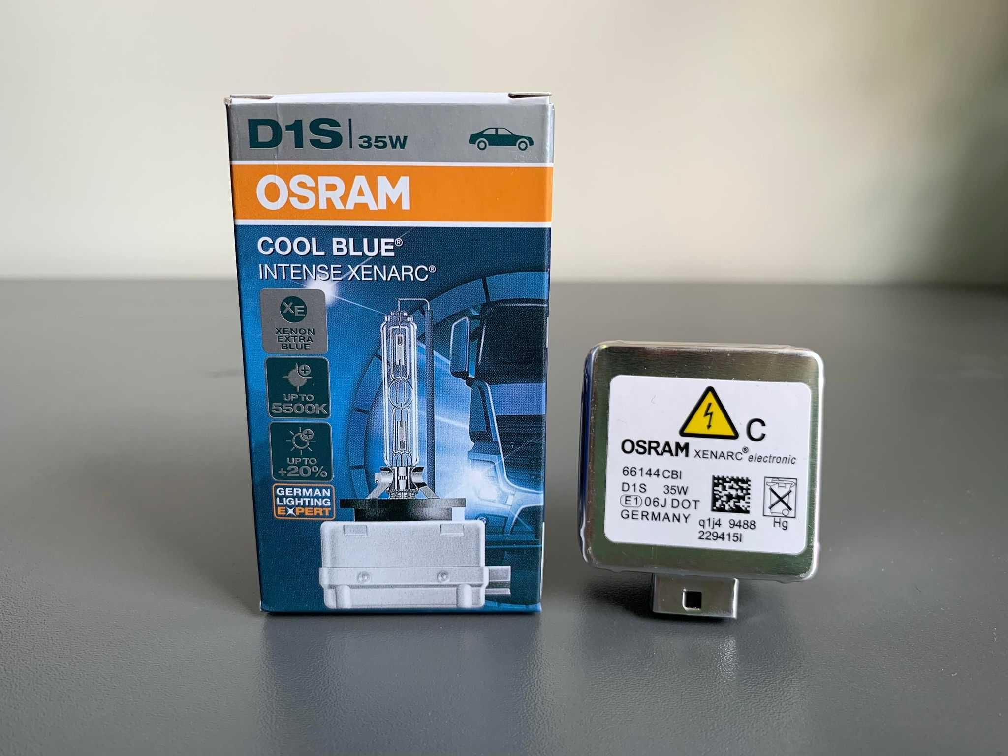 Becuri xenon bec D1S - 4300K 6000K Philips XenStart OSRAM Cool Blue
