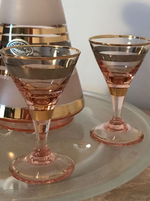 Сервиз за ликьори de Rupel, BOOM, Belgium, 1959 г.