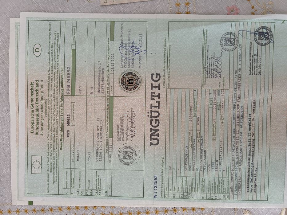 Vand Wv polo adus din germania