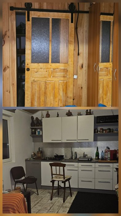 Casa 3 camere, bucatarie, baie, beci si teren 4600 mp, panouri solare